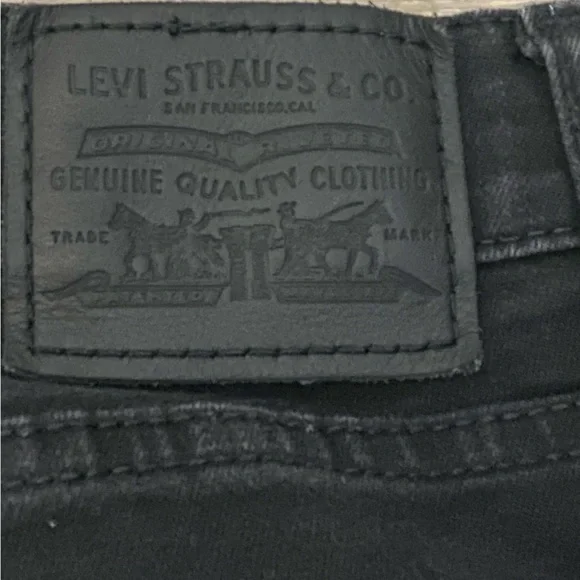 Levi’s 30 Black Mile High Super Skinny Jeans - Picture 8 of 13